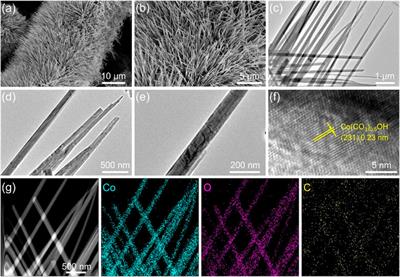Facile Synthesis of Carbon Cloth Supported Cobalt Carbonate Hydroxide Hydrate Nanoarrays for Highly Efficient Oxygen Evolution Reaction